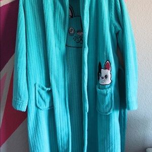 Size Kids 10-12, Robe, Teal, Joe Boxer